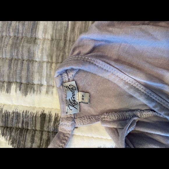 Purple T-Shirt with Back Detail - Picture 3 of 3